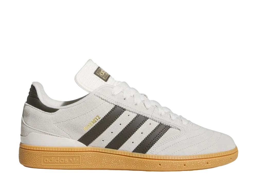 adidas Busenitz "Crystal White/Shadow Olive/Gum"