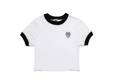 Girls Don't Cry OTSUMO PLAZA Exclusive Item GDC Logo Ringer Girls Tee "White" / VERDY