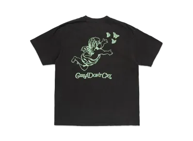 Girls Don't Cry OTSUMO PLAZA Exclusive Item GDC Angel T-shirt "Vintage Black/Light Green" / VERDY