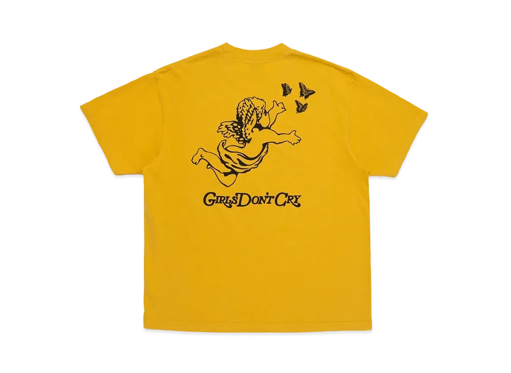 Girls Don't Cry OTSUMO PLAZA Exclusive Item GDC Angel T-shirt "Yellow" / VERDY