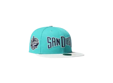 HOME GAME SAN DIEGO PADRES CO EST 1969 59FIFTY TITLE "WAVE/SNOWGRAY"