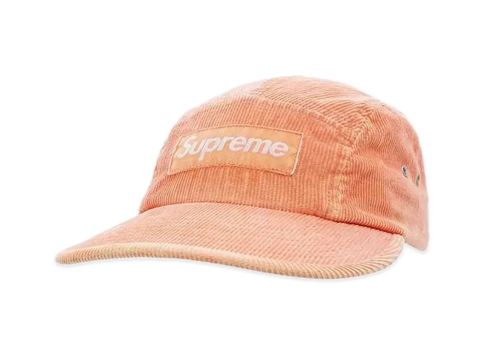 Supreme Corduroy Pocket Camp Cap "Peach"