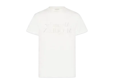 Alexander McQUEEN Reflected Logo T-shirt "White"