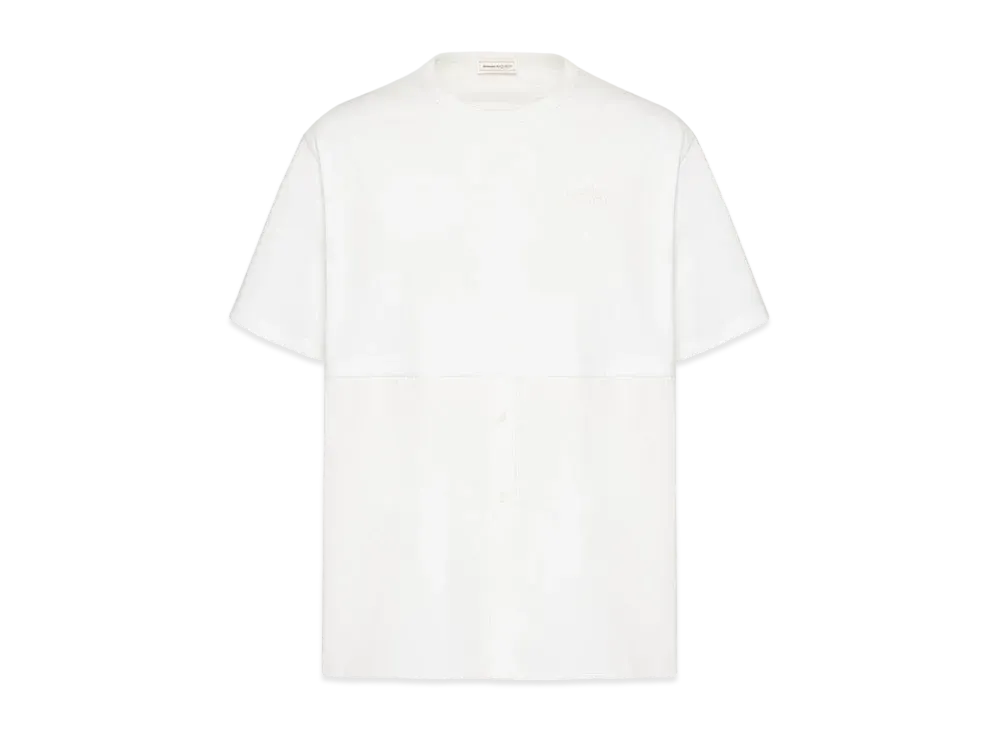 Alexander McQUEEN Hybrid T-shirt "White"