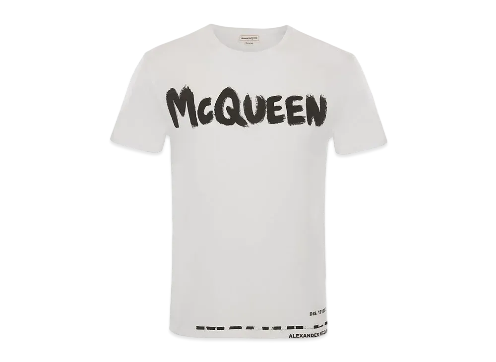 Alexander McQUEEN McQueen Graffiti T-shirt "White"