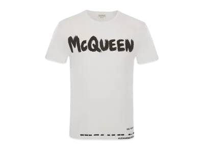 Alexander McQUEEN McQueen Graffiti T-shirt "White"