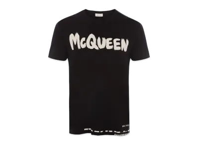 Alexander McQUEEN McQueen Graffiti T-shirt "Black"