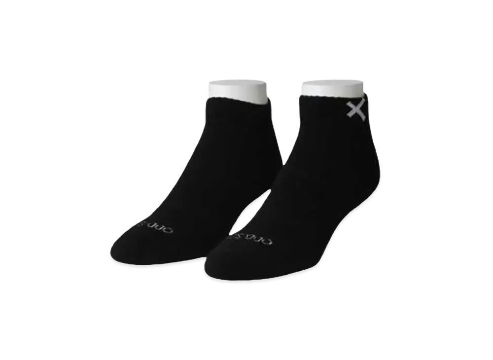 ODD SOX BASIX 3 PACK ANKLE "BLACK"