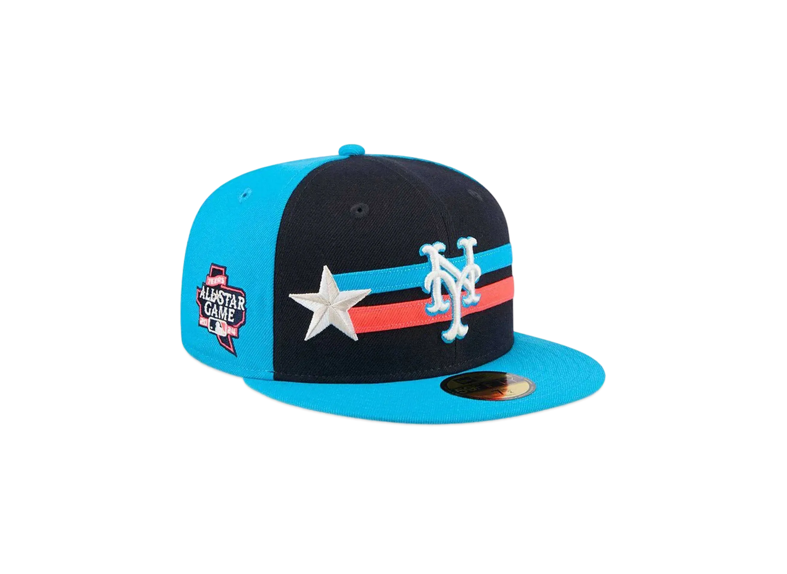 NEW ERA 59Fifty On-Field 2024 MLB All-star Game New York Mets "Coral Blue"