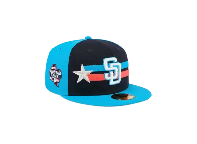NEW ERA 59Fifty On-Field 2024 MLB All-star Game San Diego Padres "Coral Blue"