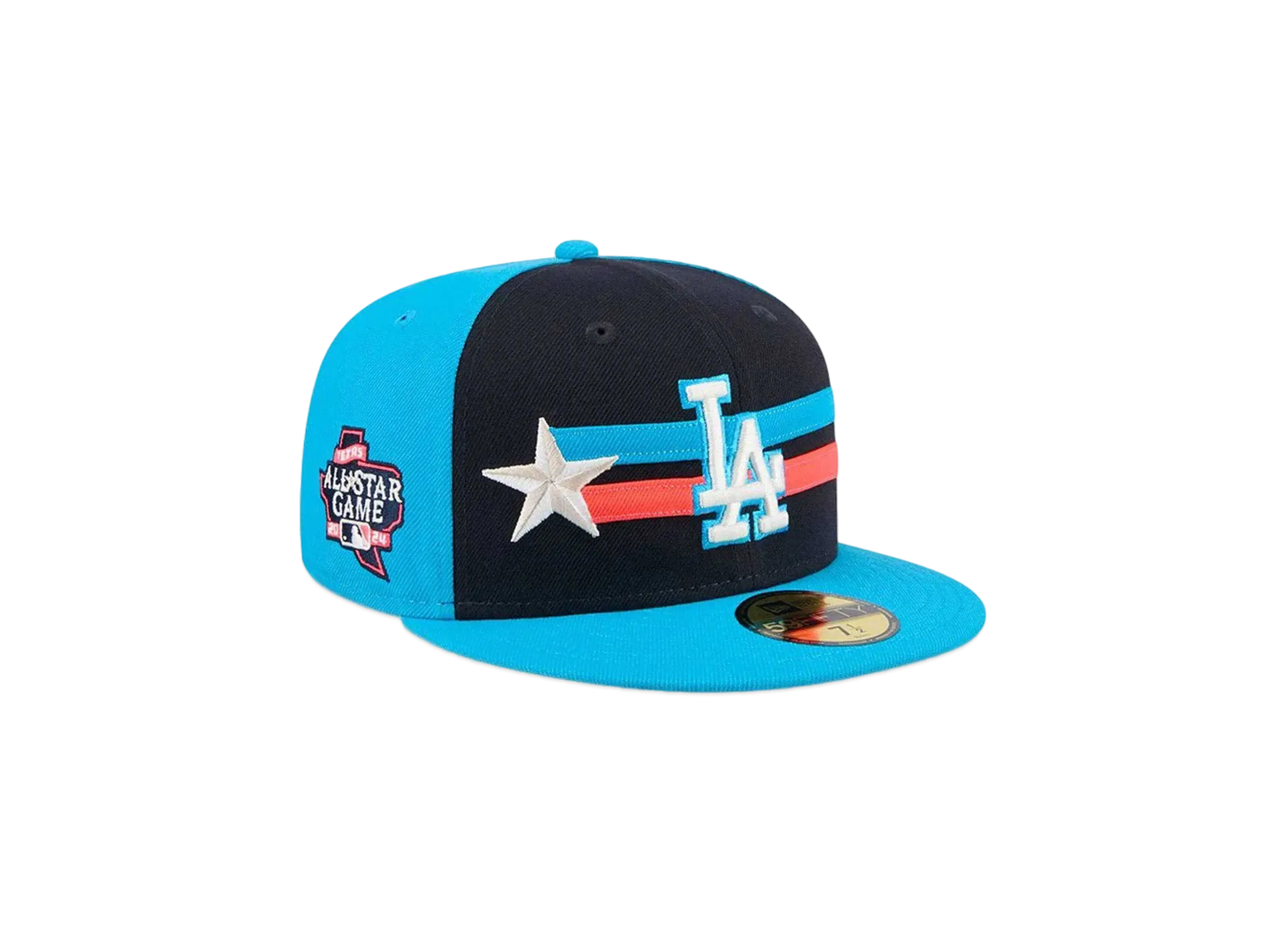 NEW ERA 59Fifty On-Field 2024 MLB All-star Game Los Angeles Dodgers "Coral Blue"