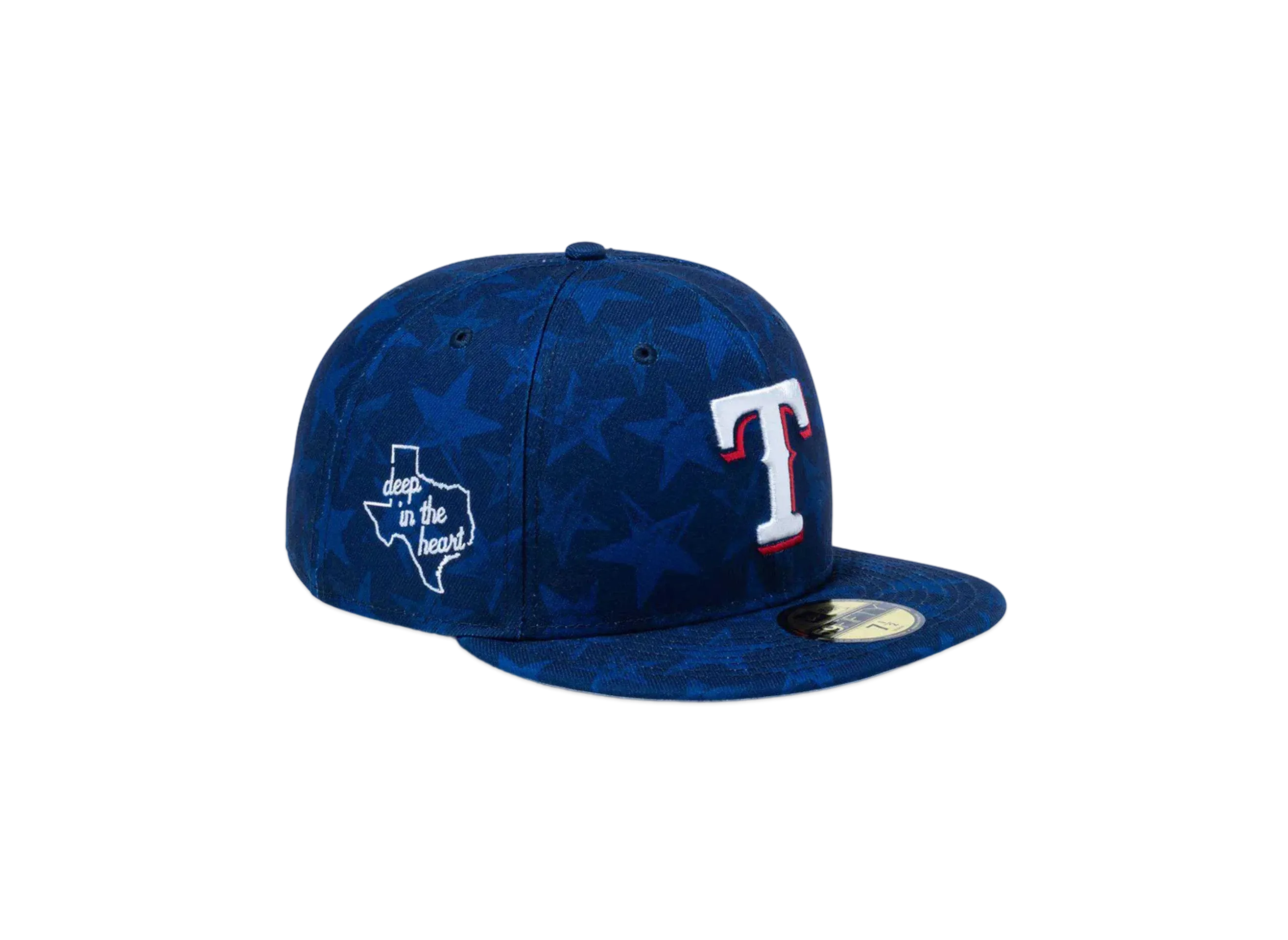 NEW ERA 59Fifty 2024 MLB All-star Game Fan Pack Texas Rangers All Over Logo "Navy"