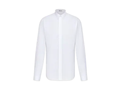 Dior Bee Shirt Cotton Poplin "White"