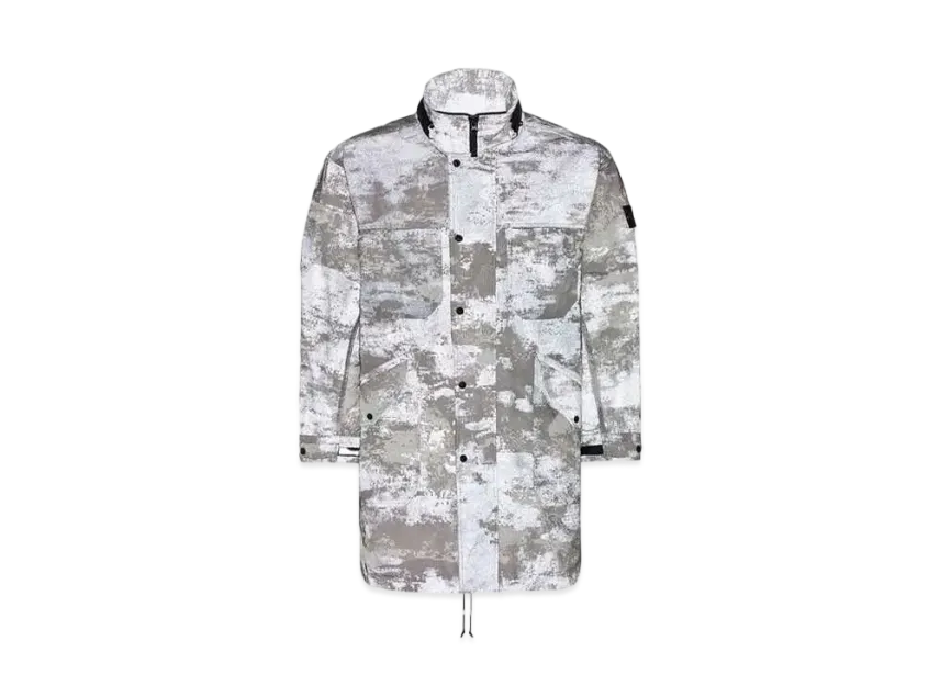 Stone Island 71199 Dissolving Grid Camo Mesh On Reflective