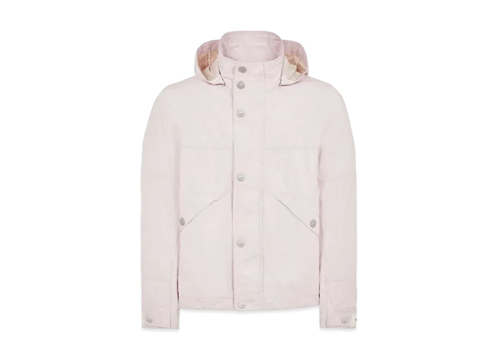 Stone Island 418X1 Stone Island Marina_Raw Plated Linen "Pink"