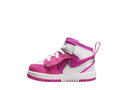 Nike TD Jordan 1 Mid RM EasyOn "Fire Pink/White"