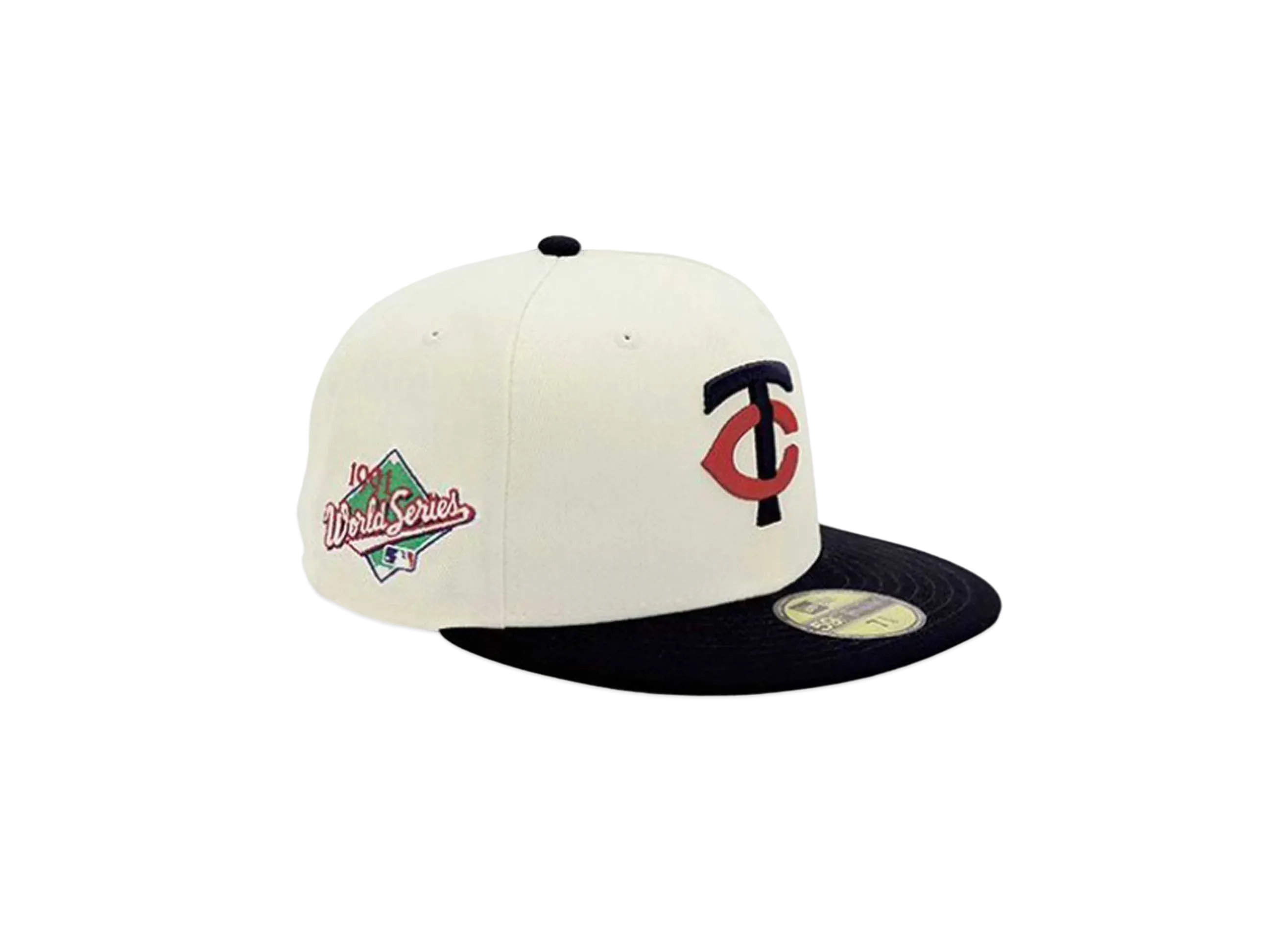 NEW ERA x THE CAP 59Fifty 'Major League Baseball Collection' Minnesota Twins "White/Black"
