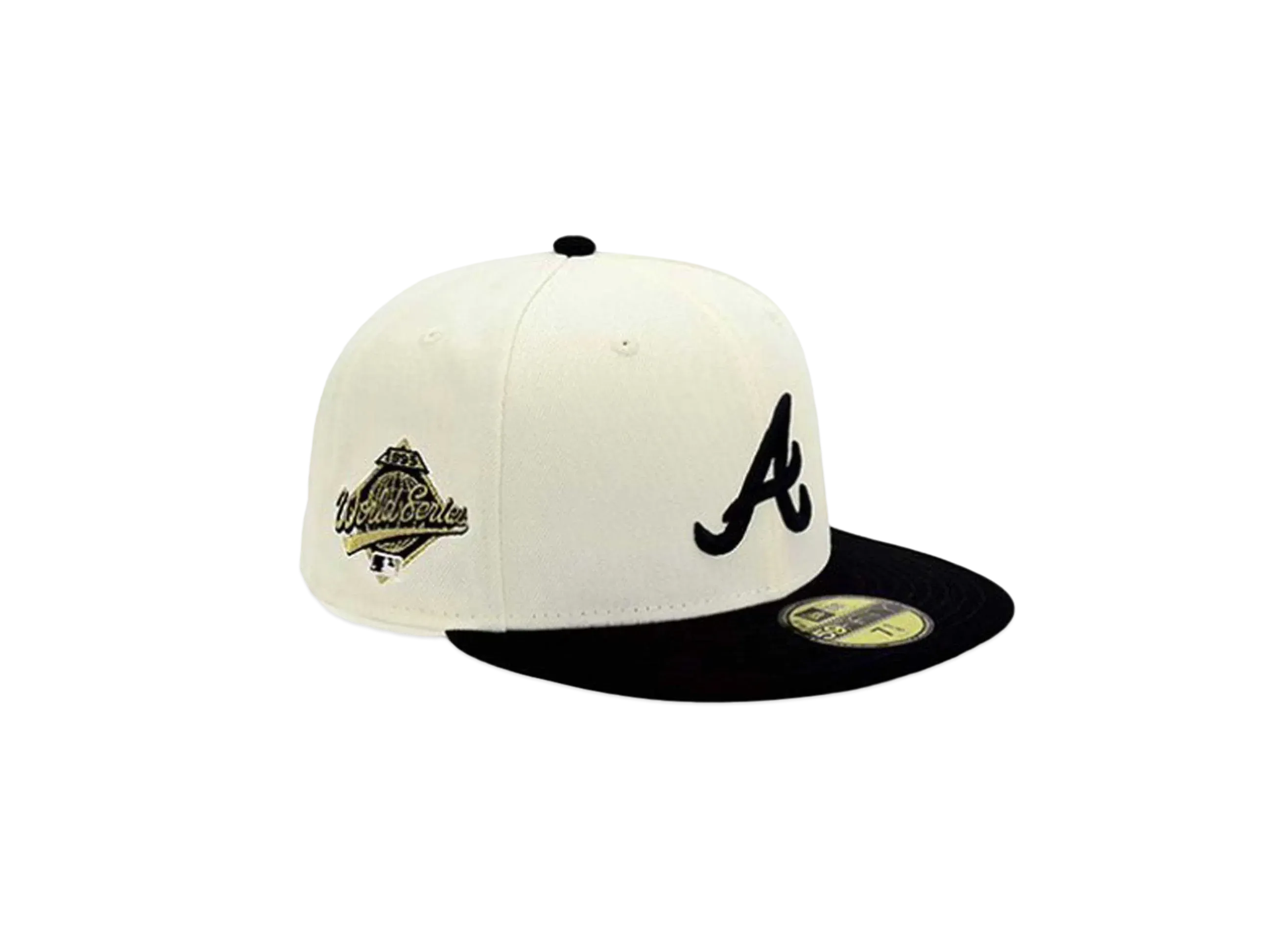 NEW ERA x THE CAP 59Fifty 'Major League Baseball Collection' Atlanta Braves "White/Black"