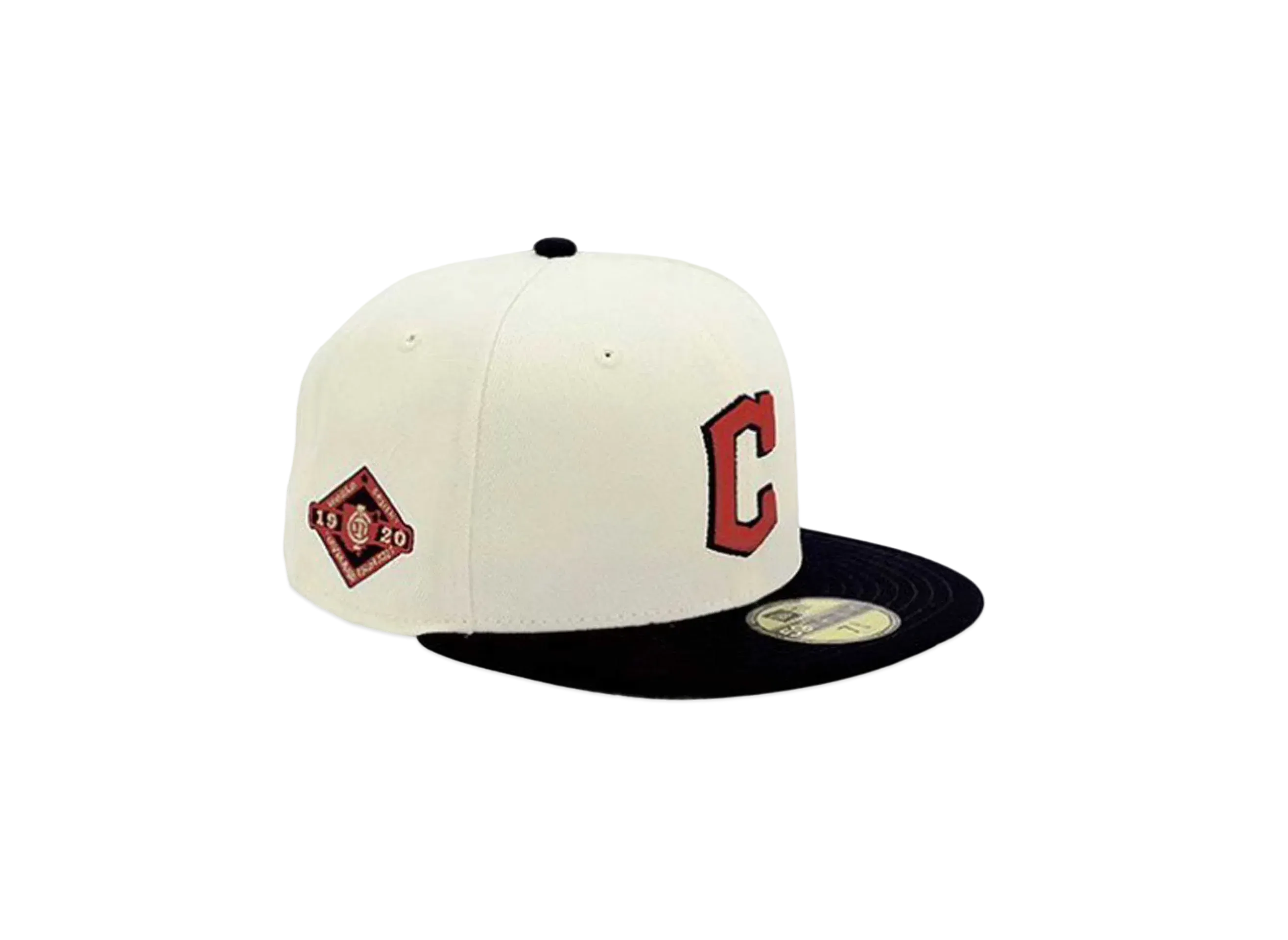 NEW ERA x THE CAP 59Fifty 'Major League Baseball Collection' Cleveland Guardians "White/Black"