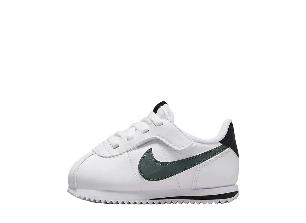 ナイキ TD コルテッツ イージーオン "ホワイト/ブラック/ヴィンテージグリーン" (キッズ)