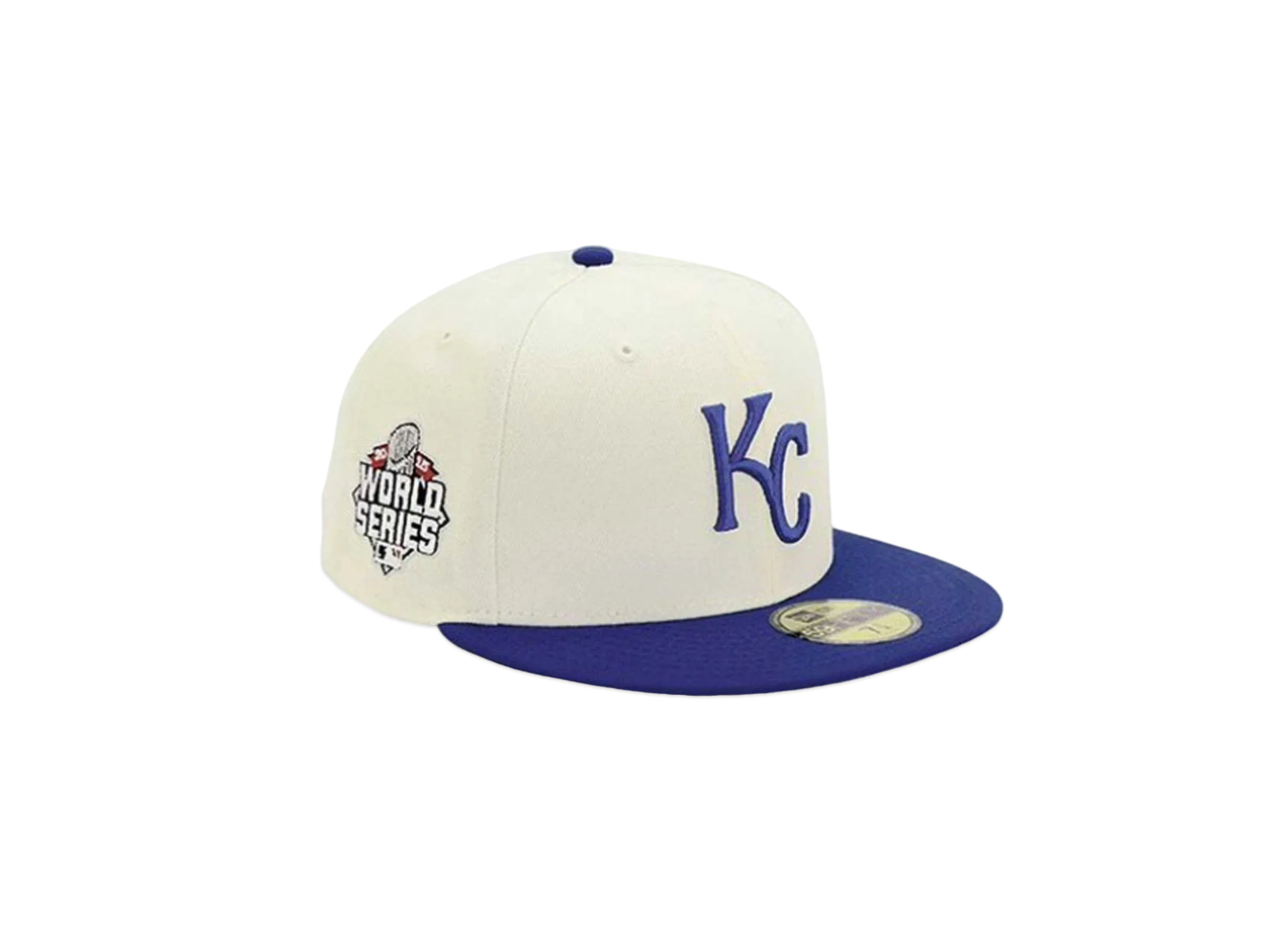 NEW ERA x THE CAP 59Fifty 'Major League Baseball Collection' Kansas City Royals "White/Blue"