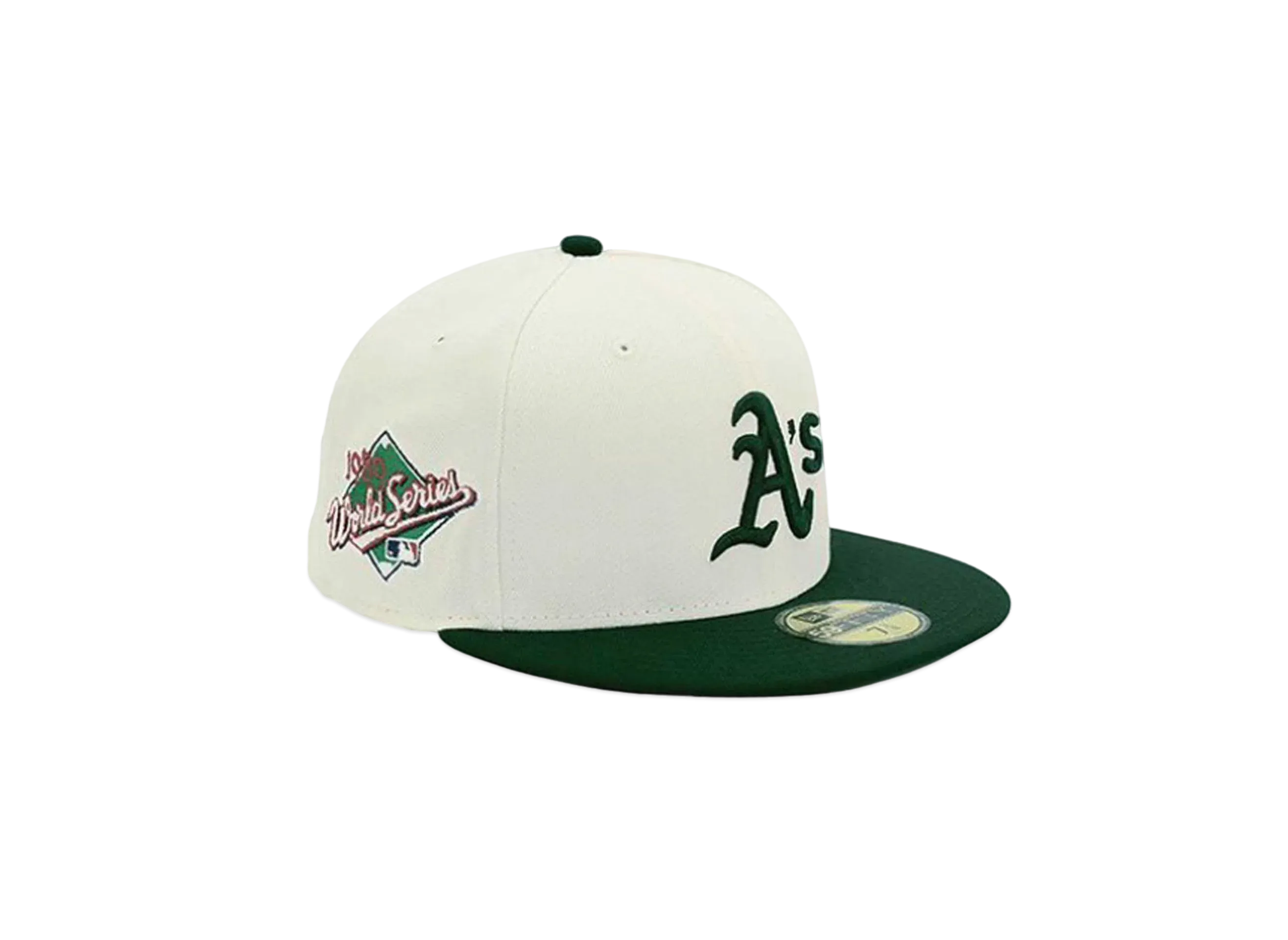 NEW ERA x THE CAP 59Fifty 'Major League Baseball Collection' Oakland Athletics "White/Green"