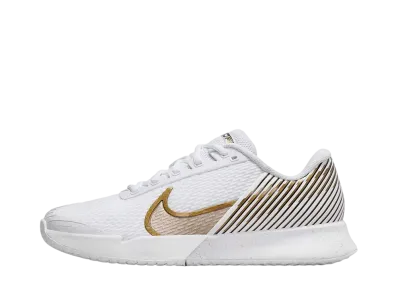 Nike Women's Court Vapor Pro 2 WMB "White/Grand Purple/Metallic Gold Grain"
