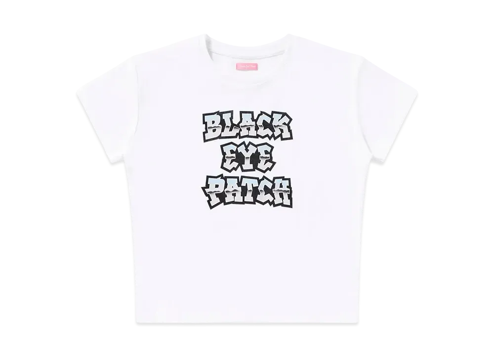BlackEyePatch Home Girl Baby Tee "White"