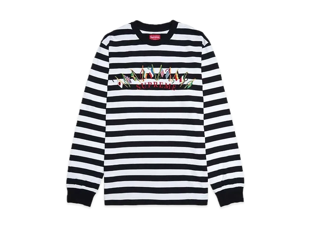 Supreme シュプリーム 21SS Thin Stripe L/S Top Supreme Thin Stripe L S Top (SS21) - $98