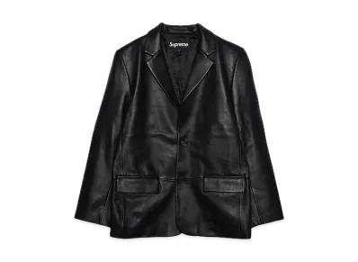 Supreme Leather Blazer "Black"