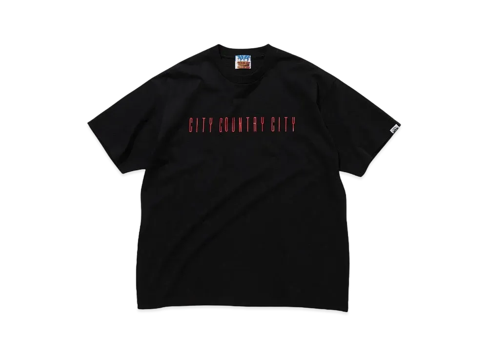CITY COUNTRY CITY COTTON T-SHIRT DANCE "BLACK"