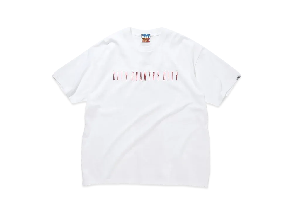 CITY COUNTRY CITY COTTON T-SHIRT DANCE "WHITE"