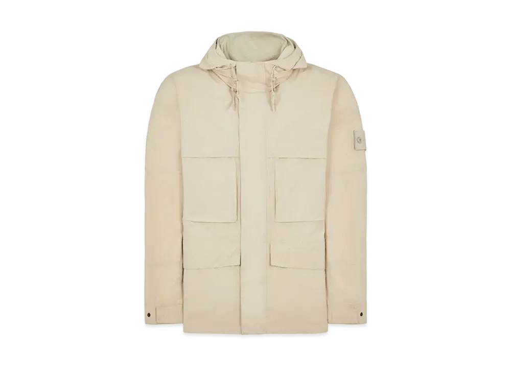 Stone Island 433F1 Weatherproof Cotton Canvas_ Ghost Piece "beige"