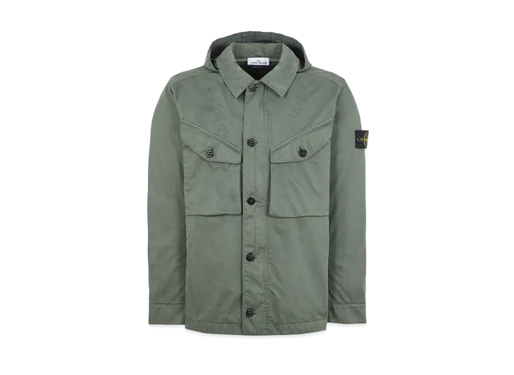 Stone Island 43634 Bio Raso With Bio-Alloy Light Cover-TC "Musk Green"