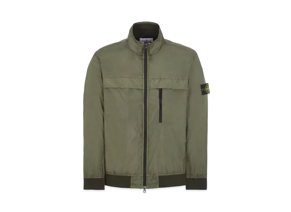 Stone Island 41022 Garment Dyed Crinkle Reps R-NY "Musk Green"