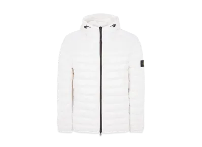 Stone Island 40124 Loom Woven Chambers R-Nylon Down-TC "White"