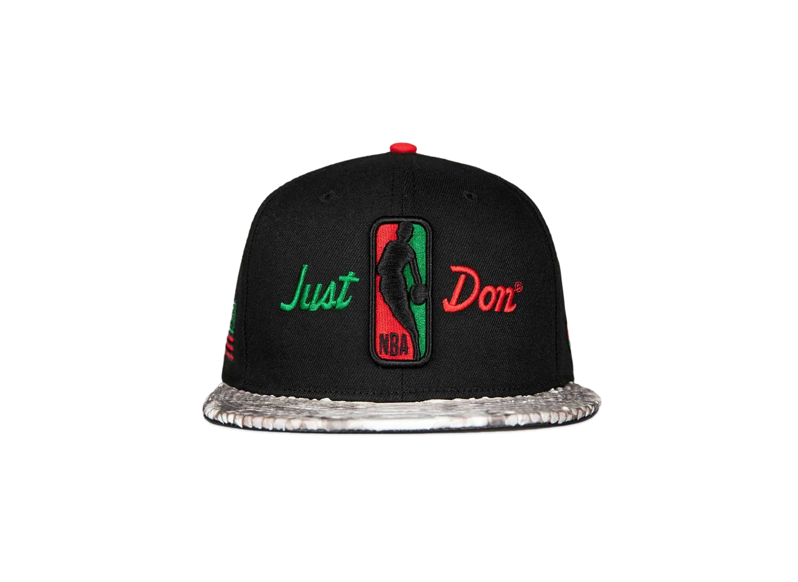 Just Don Juneteeth Cap "Black/White"