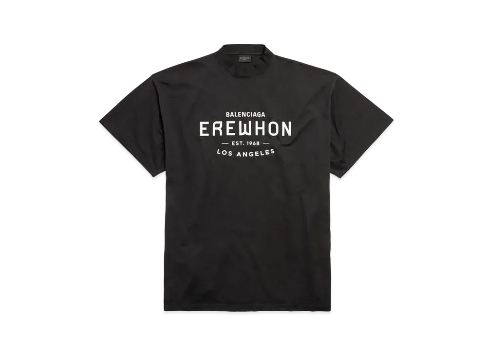 BALENCIAGA Erewhon Los Angeles T-shirt OverSized "Black/White