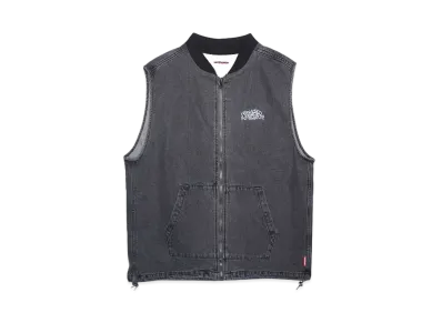 centimeter Denim Vest "BLACK"