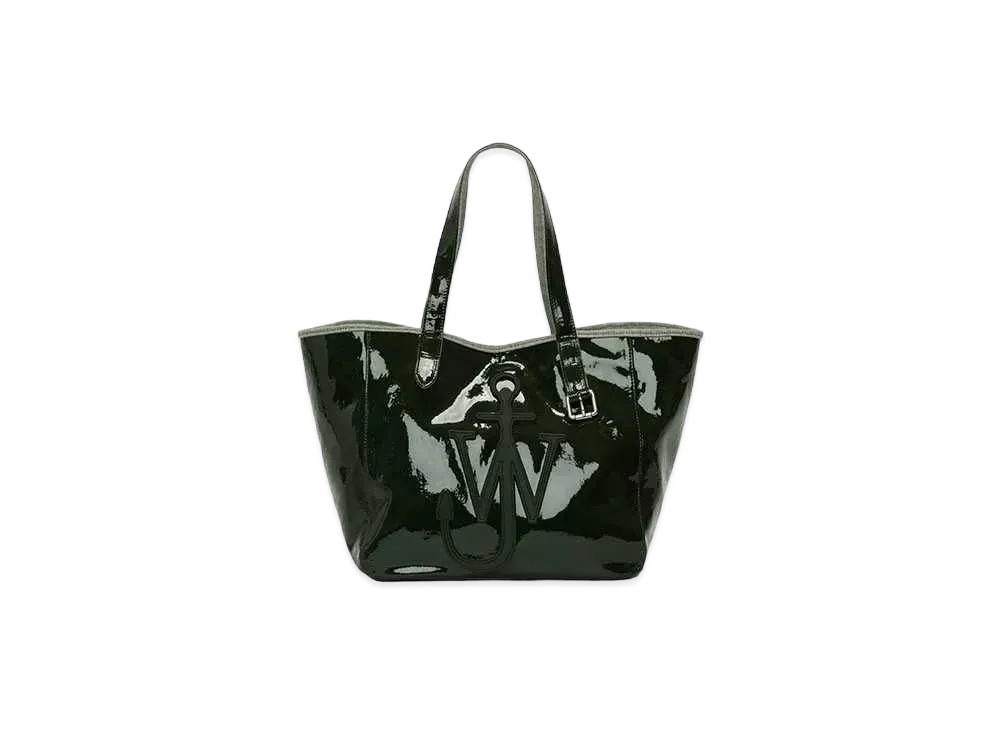 JW ANDERSON Belt Coated Denim Tote Bag "Khaki"