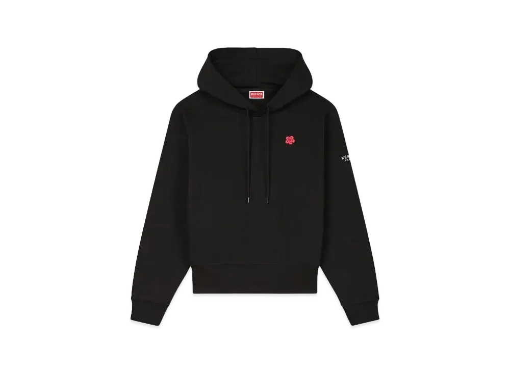 KENZO 'BOKE FLOWER' Classic Embroidery Hoodie "Black"