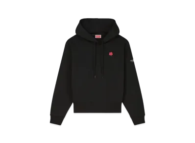 KENZO 'BOKE FLOWER' Classic Embroidery Hoodie "Black"
