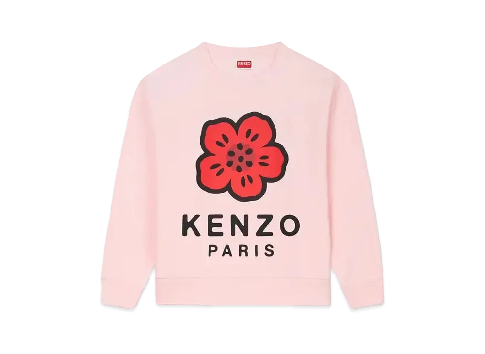 KENZO 'BOKE FLOWER' Classic Sweat "Faded Pink"