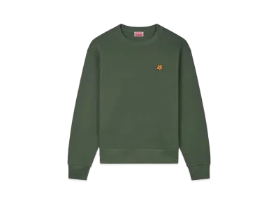 KENZO 'BOKE FLOWER' Embroidery Sweat "Dark Khaki"