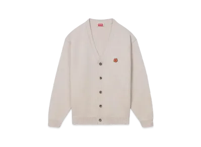 KENZO 'BOKE FLOWER' Embroidery Cardigan "Beige"