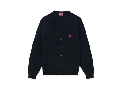 KENZO 'BOKE FLOWER' Embroidery Cardigan "Black"