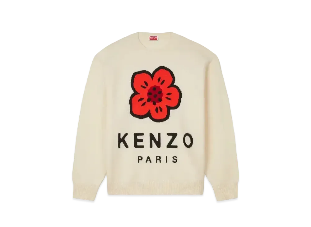 KENZO 'BOKE FLOWER' Jumper "Off White"