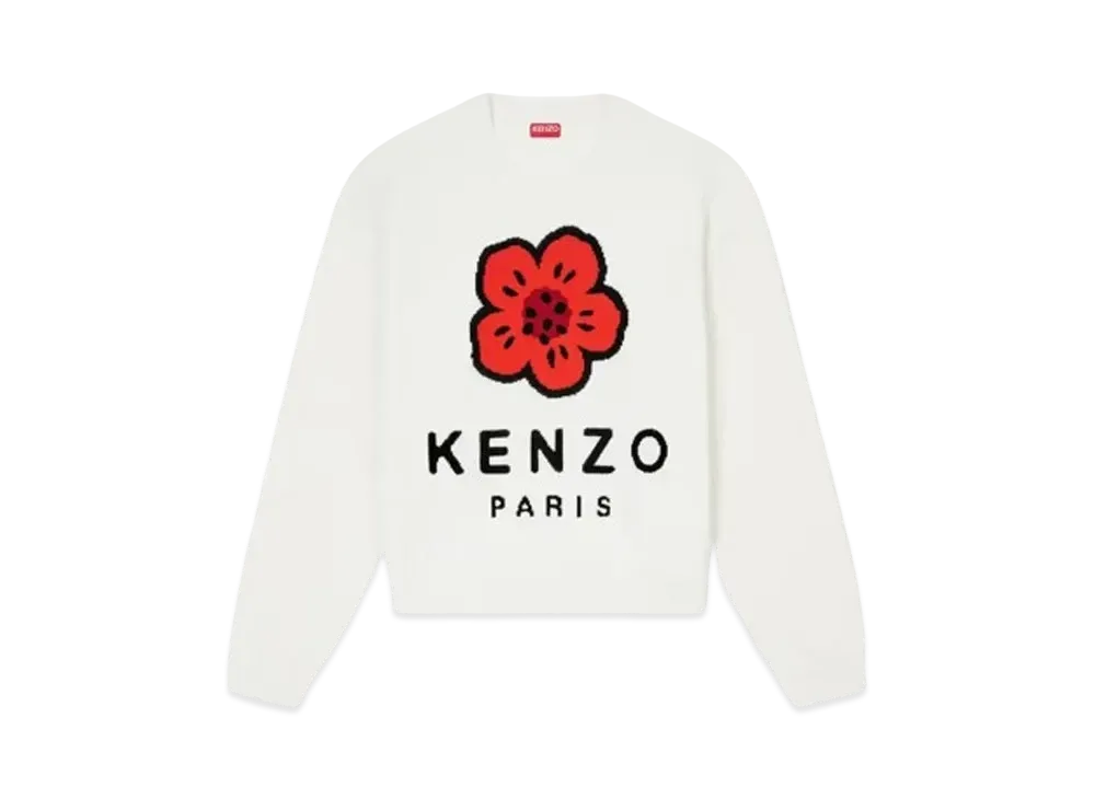 KENZO 'BOKE FLOWER' Jumper "Off White"