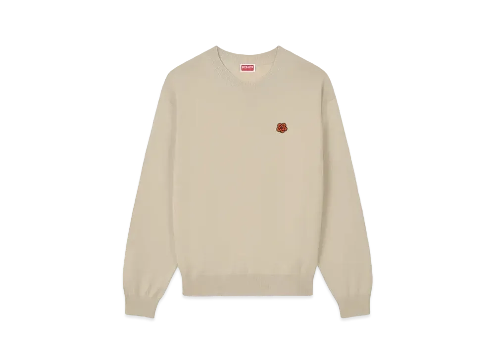 KENZO 'BOKE FLOWER' Embroidery Jumper "Beige"