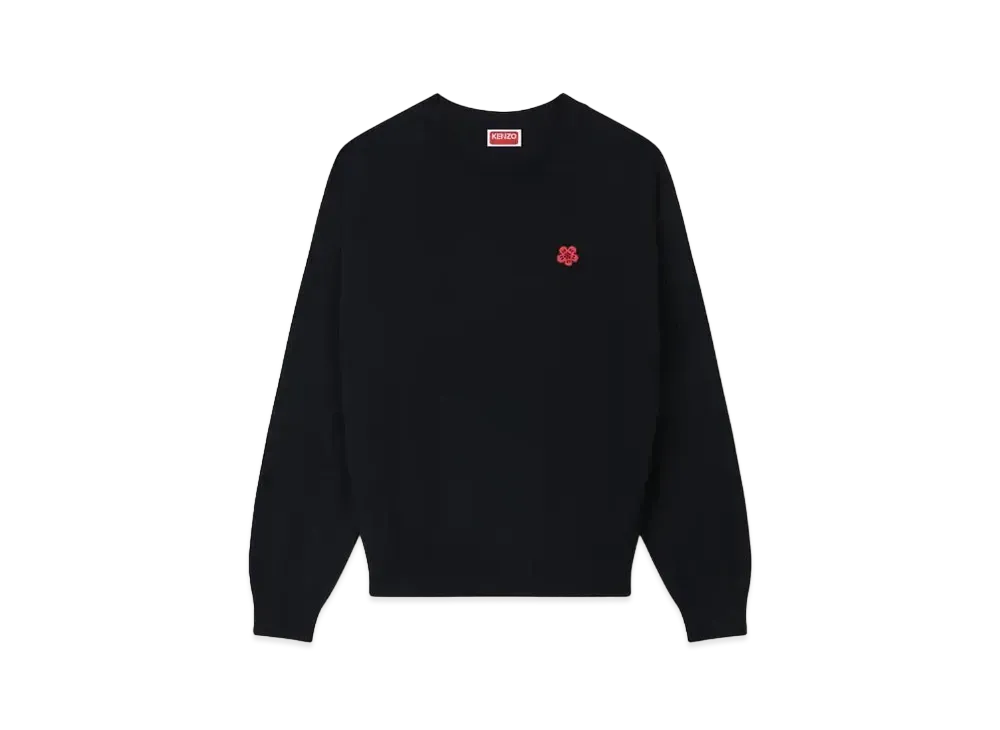KENZO 'BOKE FLOWER' Embroidery Jumper "Black"